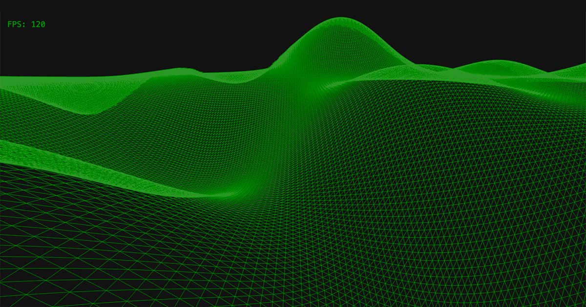 Cosine Surface Animation with AI-enhanced Development